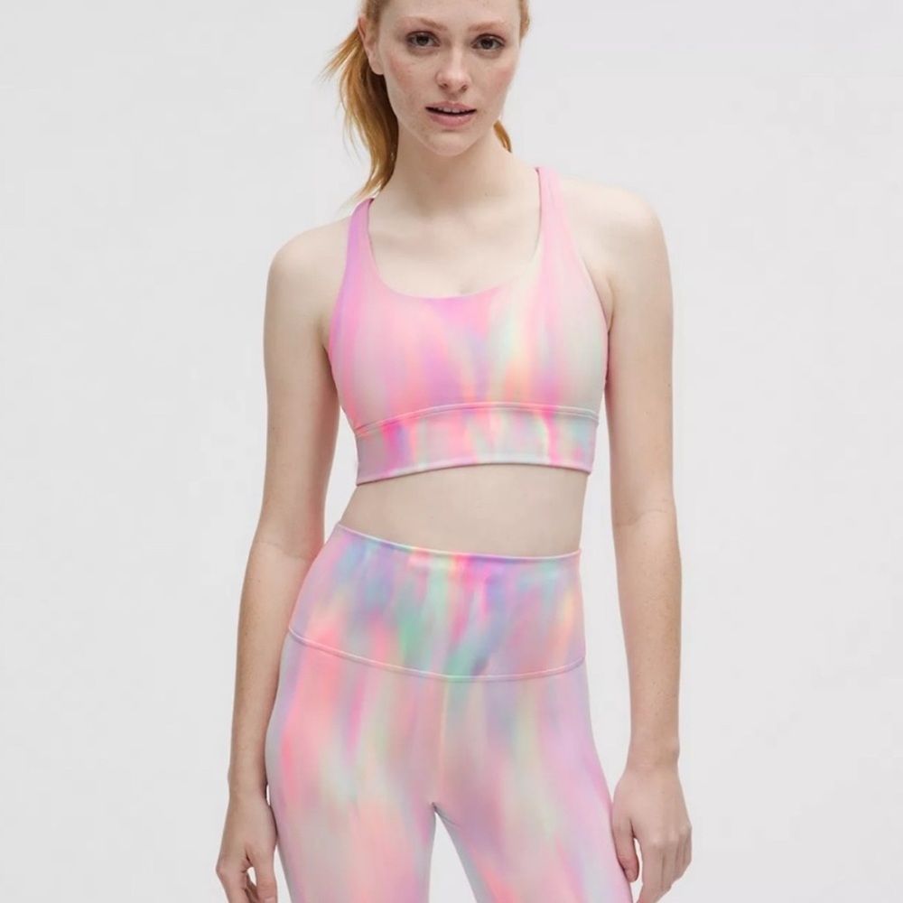 Lululemon psychedelic wash energy sports bra